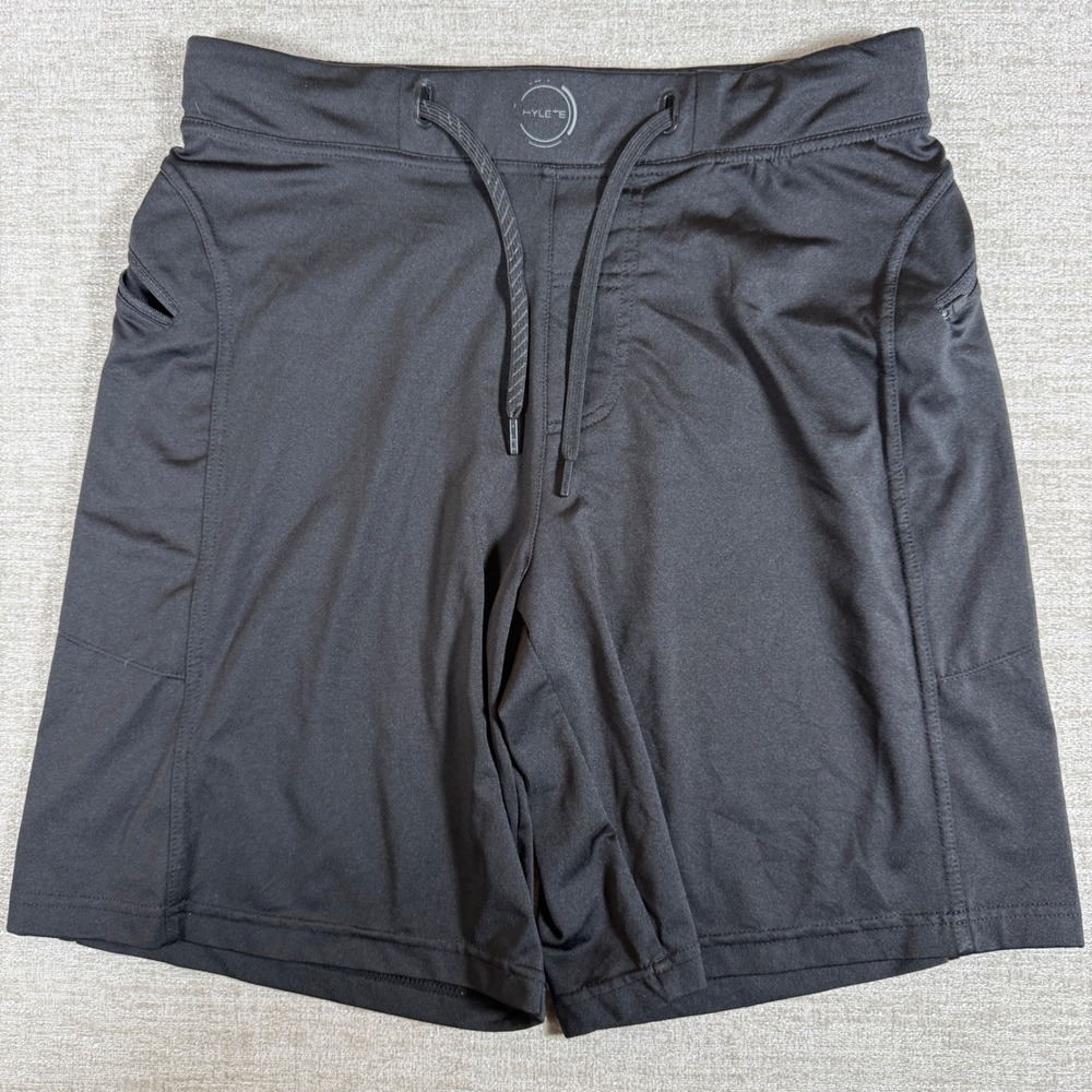 Hylete Shorts Mens Sm Black 29/8 Athletic Gym Training Stretch Performance